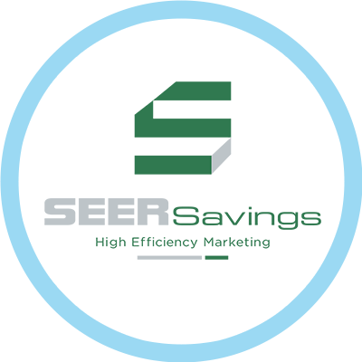 SEER Savings logo - tagline: High Efficiency Marketing